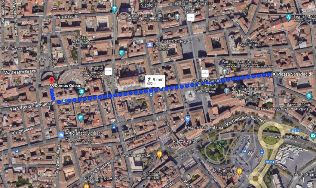 Ferienwohnung Domus Odeon La Casa Nel Parco Archeologico Di CTA Exterior foto